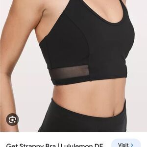 lululemon athletica “Get Strappy” Bra